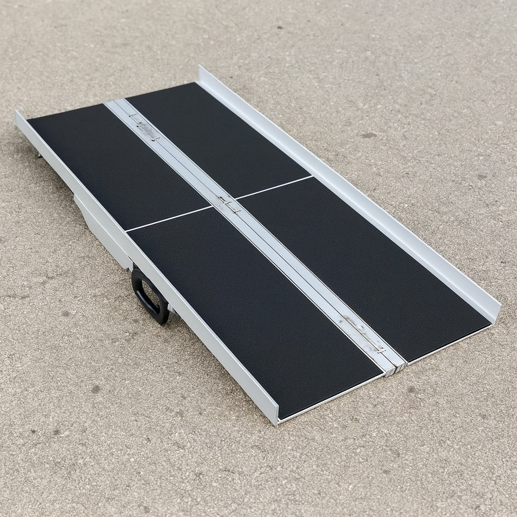 Heavy-Duty Multi-Fold Wheelchair Ramp (4ft – 10ft) | Safe & Easy Vehicle Access