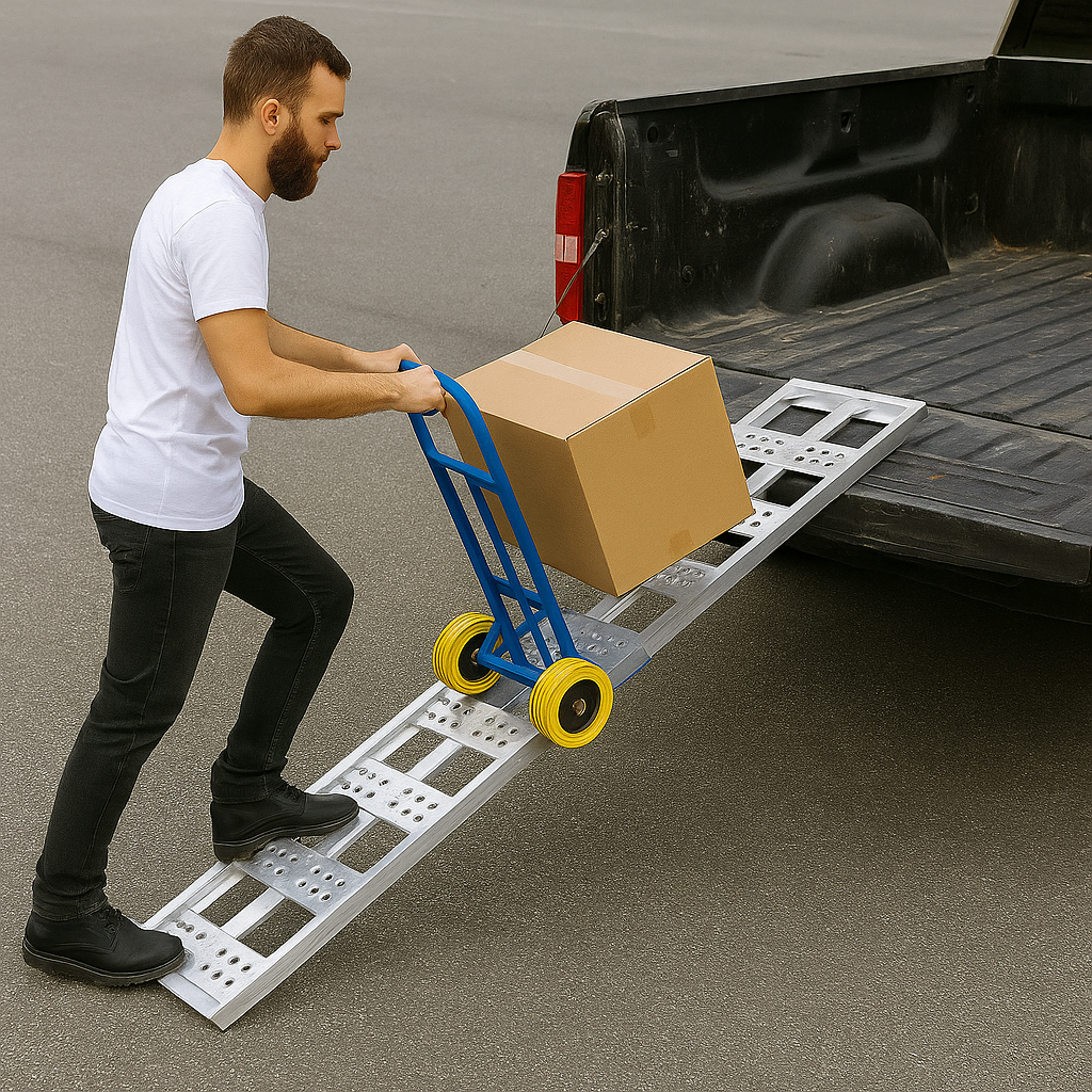 Heavy-Duty Aluminium Loading Ramp – Engineered for Strength and Safety