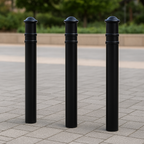 Premium Ornamental Steel Bollard – 1000mm Above Ground | Anti-Ram Security Post for Driveways, Retail & Public Spaces