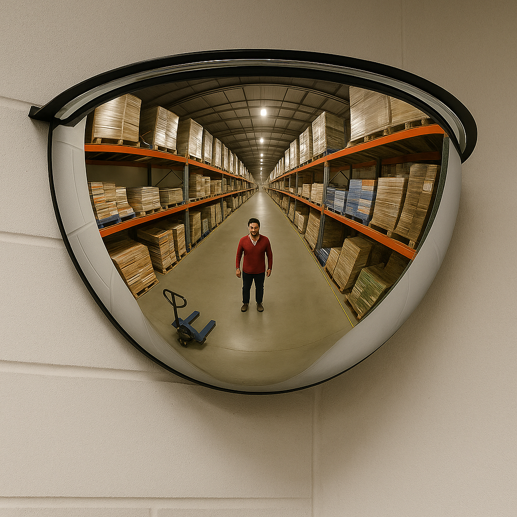 180° Hemispherical Internal Security Mirror