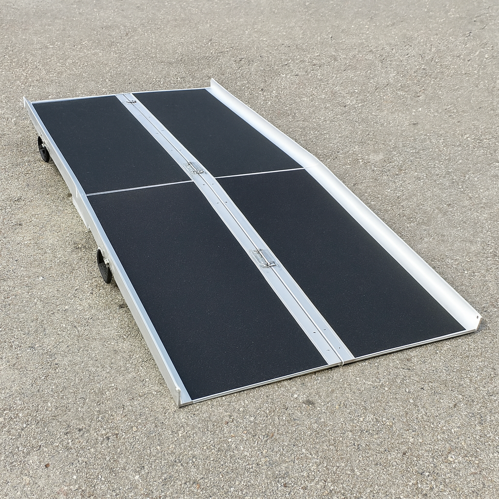 Heavy-Duty Multi-Fold Wheelchair Ramp (4ft – 10ft) | Safe & Easy Vehicle Access