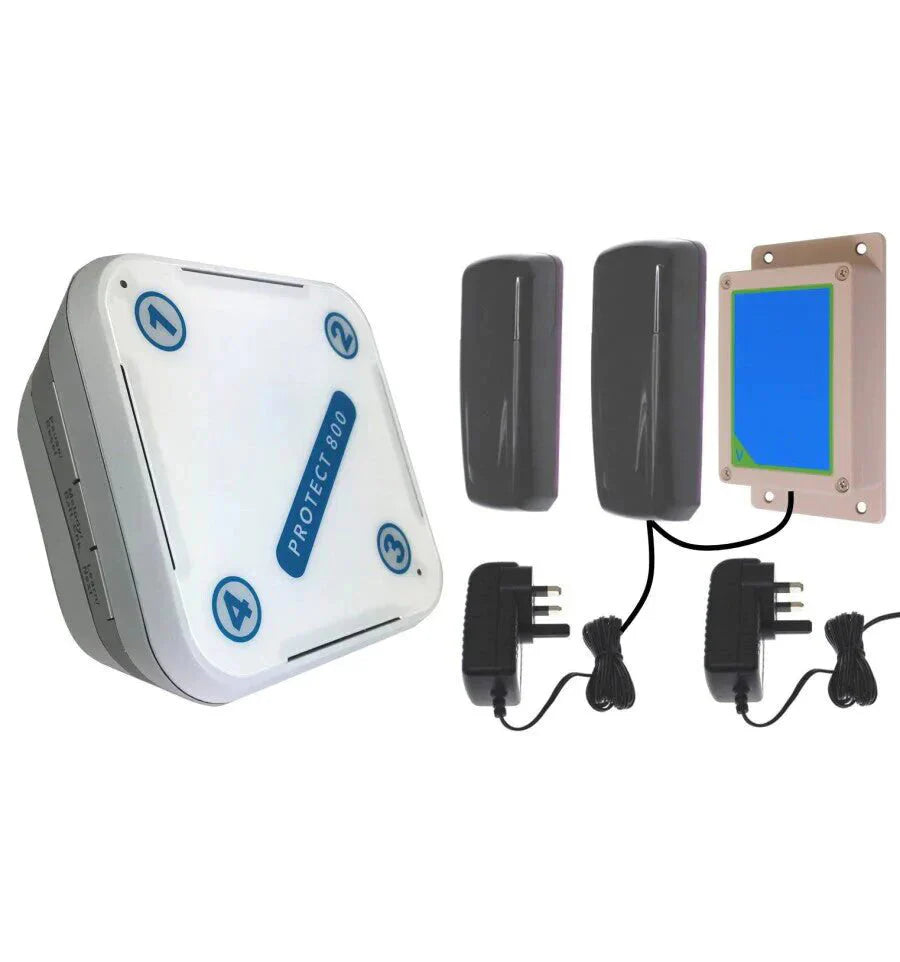 Protect-800 Long-Range Wireless Photocell Alert Kit – 800 m Range with Indoor Chime