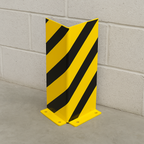 Heavy-Duty Black Bull Pallet Rack Protector – Steel Impact Guard for Warehouse Safety