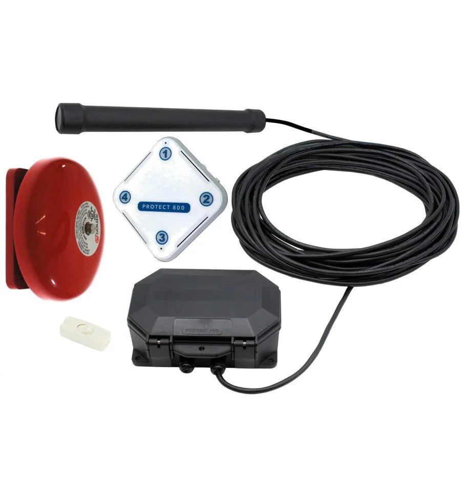 Wireless Vehicle Detecting Driveway Alarm with Loud Bell
