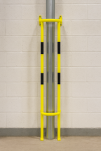 Heavy-Duty Floor & Wall Mounted Pipe Protector – Vertical Impact Guard for Industrial & Commercial Sites
