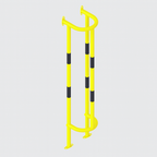 Heavy-Duty Floor & Wall Mounted Pipe Protector – Vertical Impact Guard for Industrial & Commercial Sites