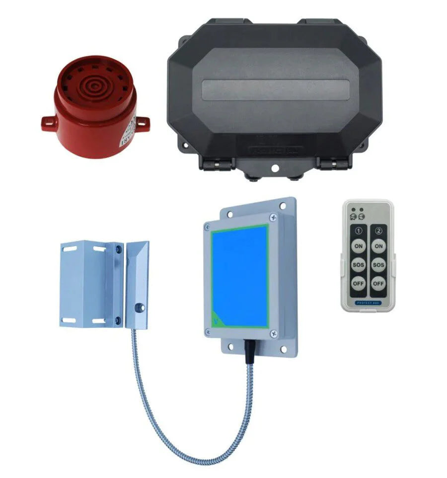 Long Range Wireless Gate Alarm with Outdoor Receiver & Adjustable Siren