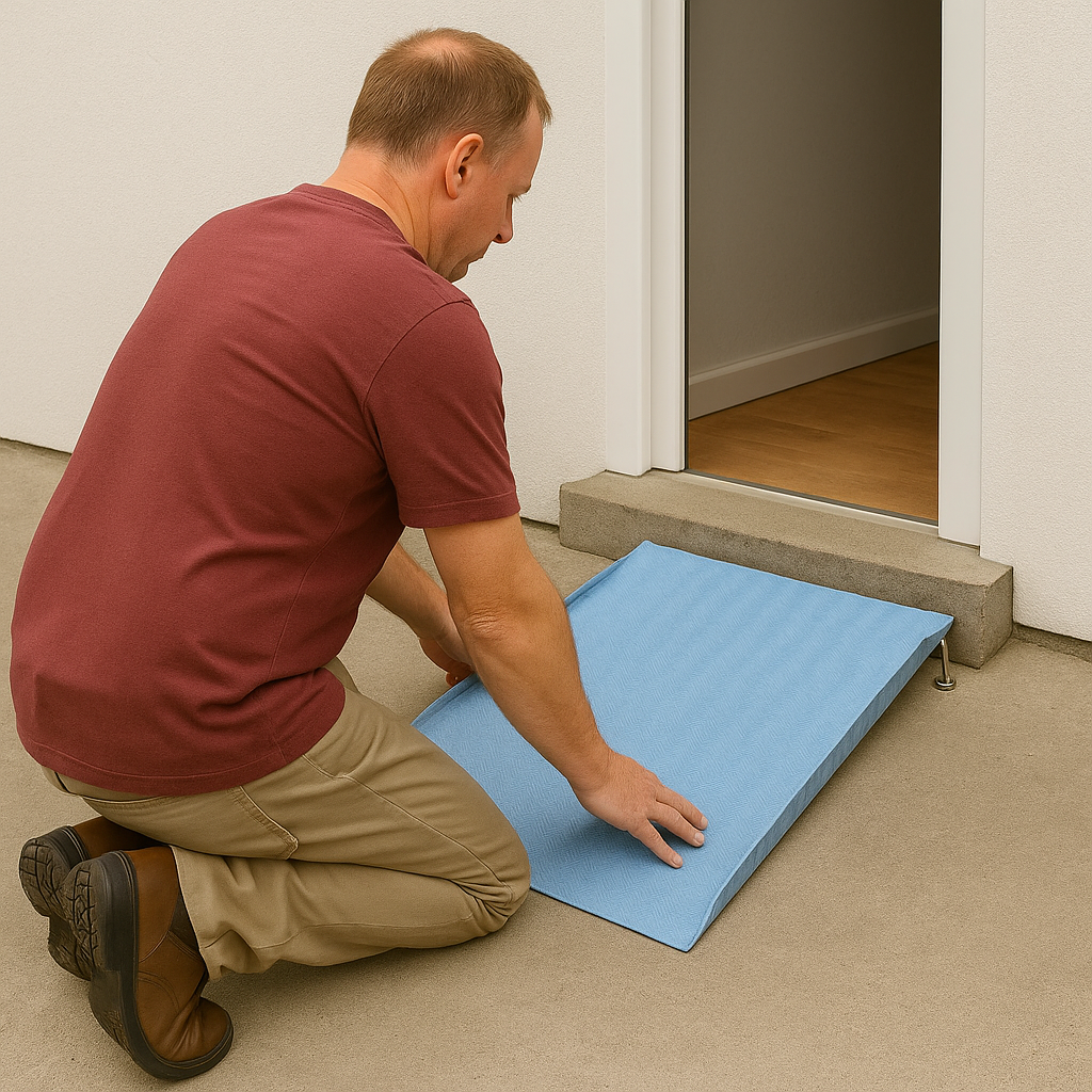 Adjustable Threshold Ramp – 2ft to 8ft for Smooth Entry and Mobility