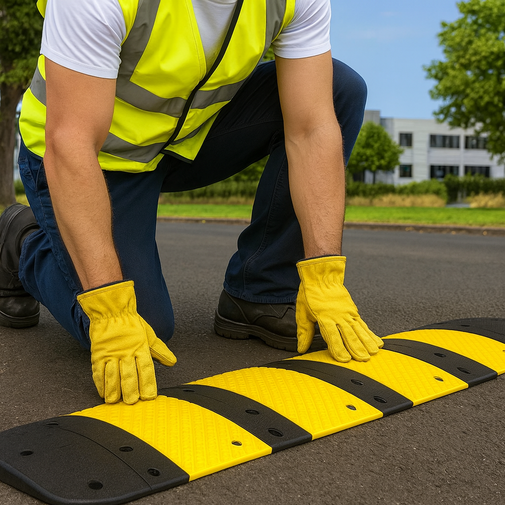 50mm Heavy-Duty Speed Bump Kit – 10mph Traffic-Calming Solution with Fixings Included