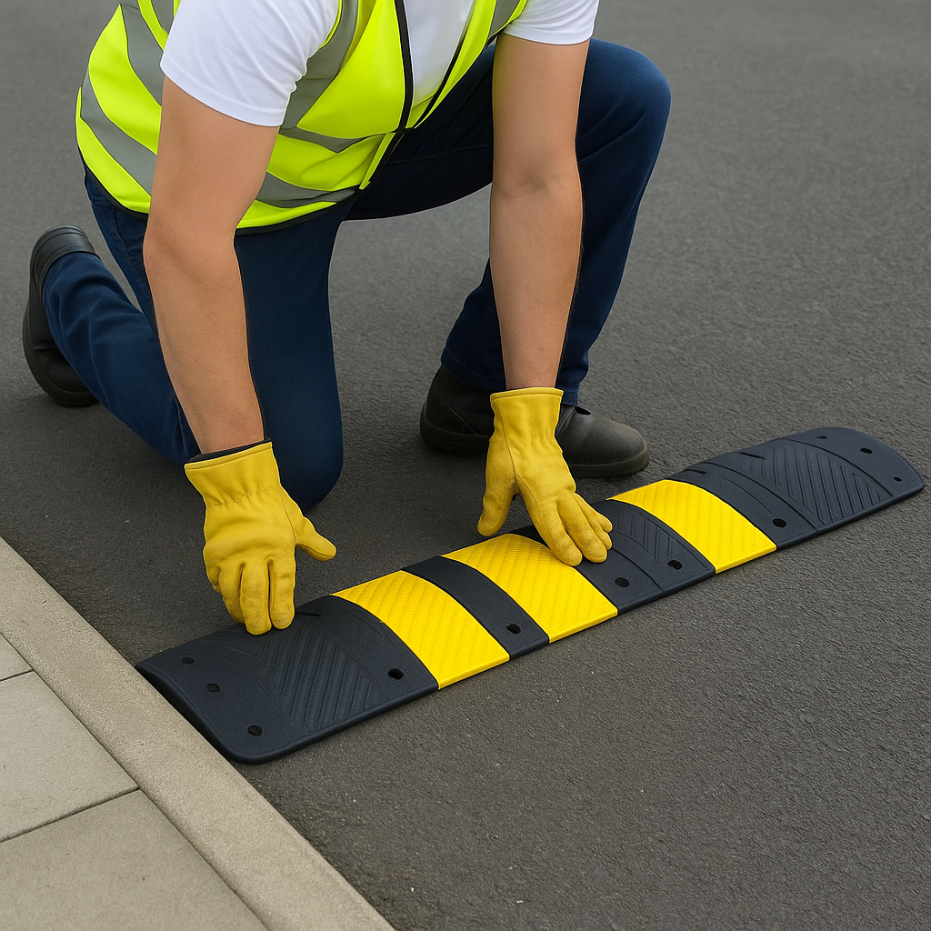 50mm Heavy-Duty Speed Bump Kit – 10mph Traffic-Calming Solution with Fixings Included