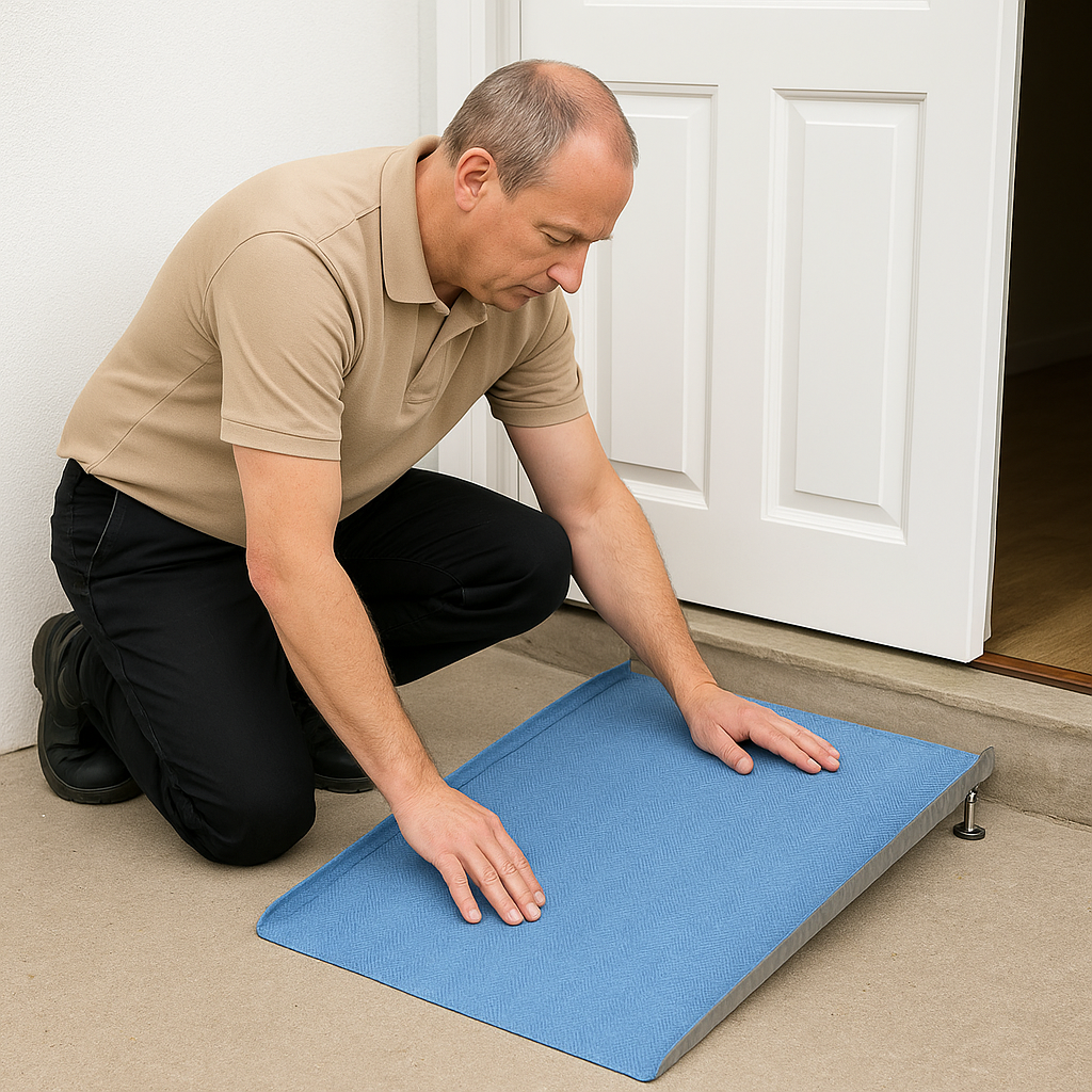 Adjustable Threshold Ramp – 2ft to 8ft for Smooth Entry and Mobility