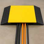 Heavy-Duty Modular Cable & Hose Ramp Protector – Multi-Channel System for Construction & Event Safety