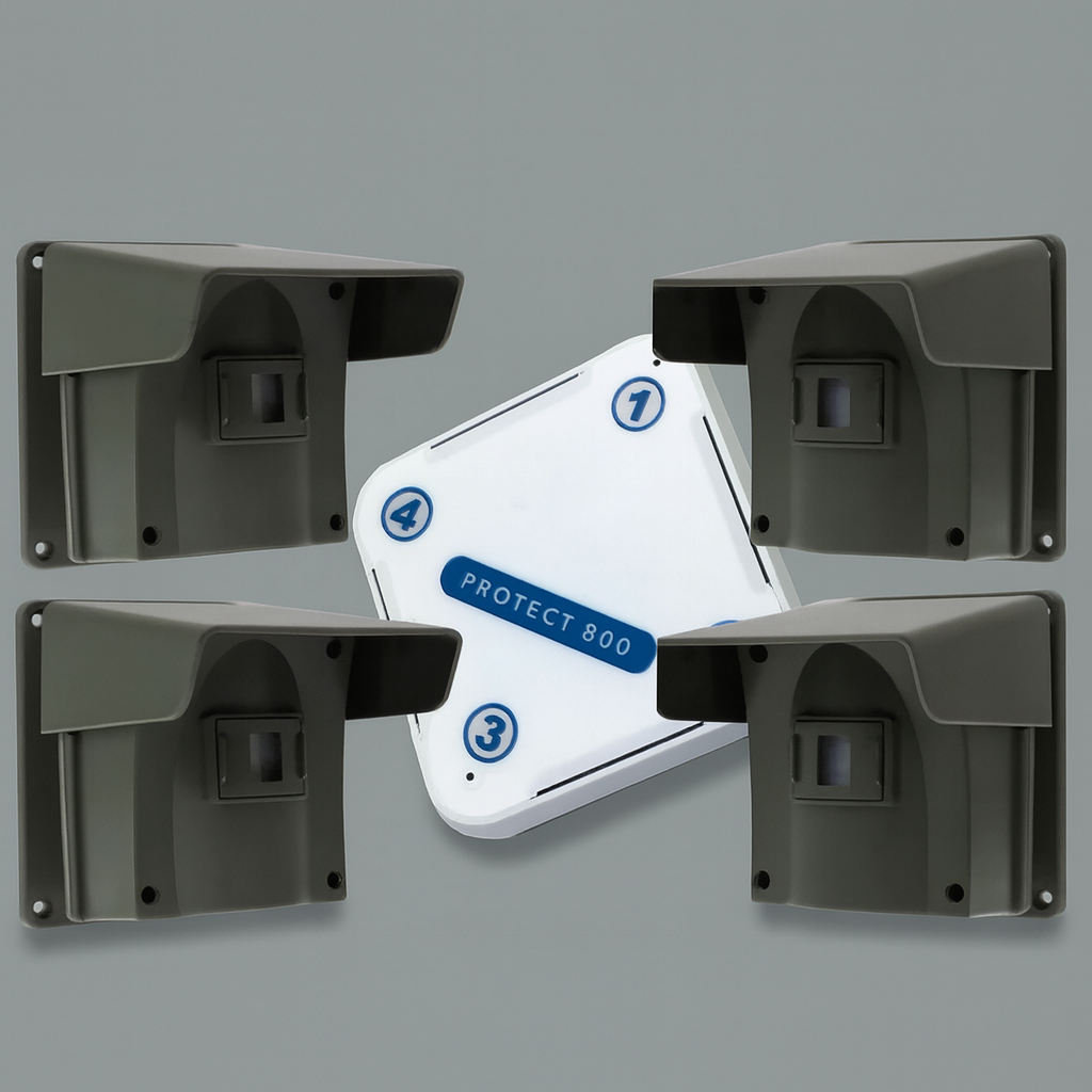 Protect 800 Long-Range Wireless Driveway Alert Monster Kit