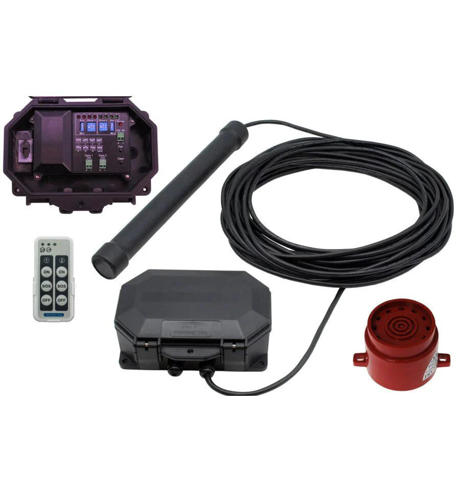 Protect 800 Long Range Driveway Metal Detecting Alarm with Outdoor Receiver & Adjustable Siren