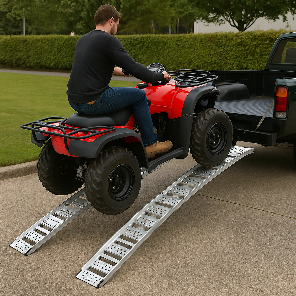 Heavy-Duty “The Aussie” ATV Loading Ramp – 2290mm x 330mm | Maximum Stability & Strength