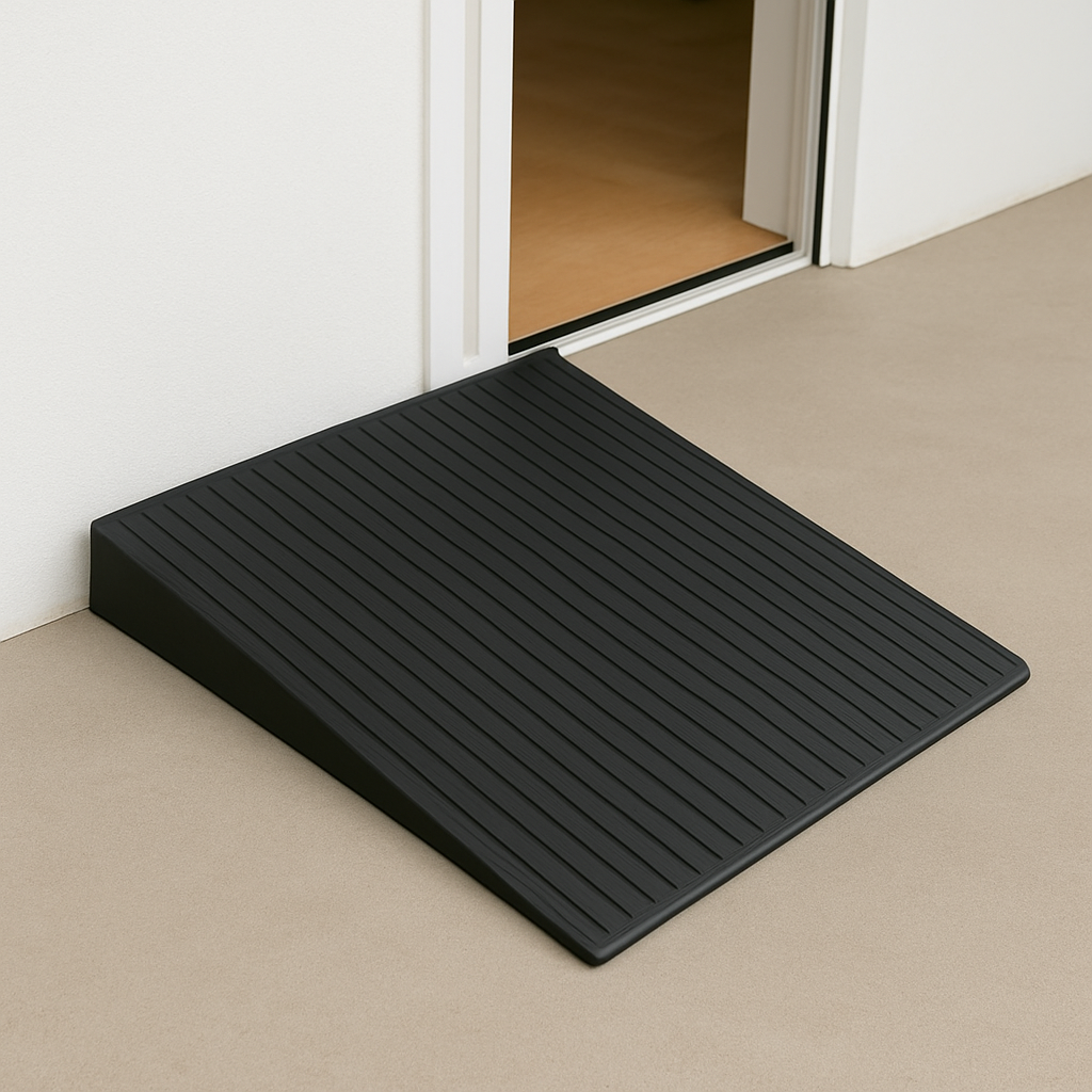 Rubber Threshold Ramps – 12mm to 100mm High | Durable, Non-Slip, Heavy-Duty Access Solutions