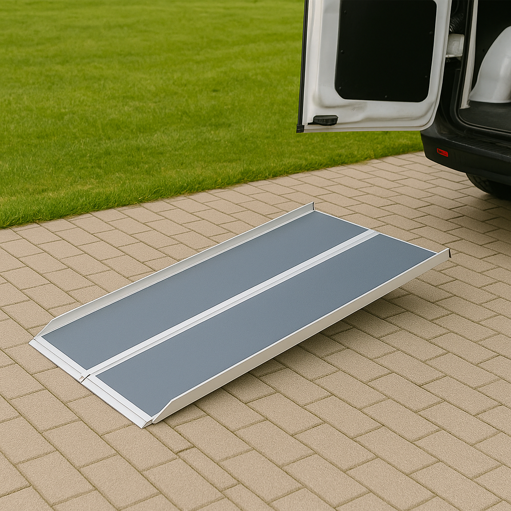 Premium VeltoRamp Lifestyle Folding Wheelchair Ramp – Lightweight, Portable, Multi-Fold (6ft to 9ft)