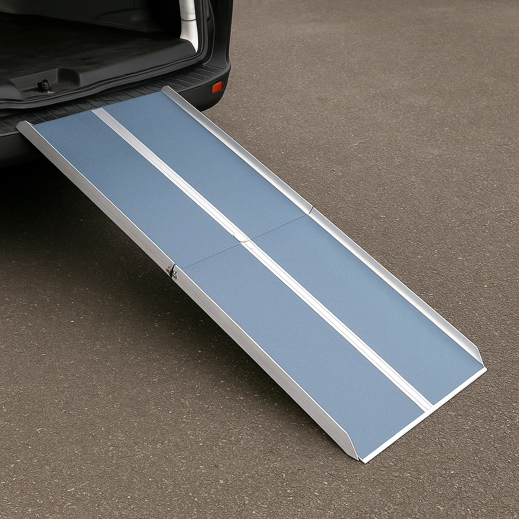 Premium VeltoRamp Lifestyle Folding Wheelchair Ramp – Lightweight, Portable, Multi-Fold (6ft to 9ft)