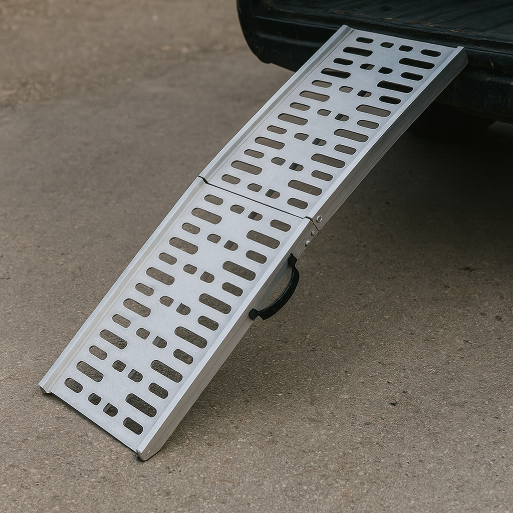 Heavy-Duty Loading Ramp with Dual Support Bars – 2200mm x 285mm | Maximum Stability & Strength