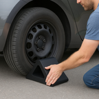 Lightweight High-Grip Wheel Chock – 1000 mm (L) × 157 mm (W) × 72 mm (H) – Durable Stopper for Cars, Trailers & Small Vehicles
