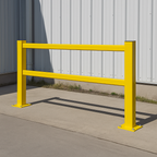 Black Bull MD Railing System Lateral Rail – 1000mm Steel Safety Barrier for Indoor Use