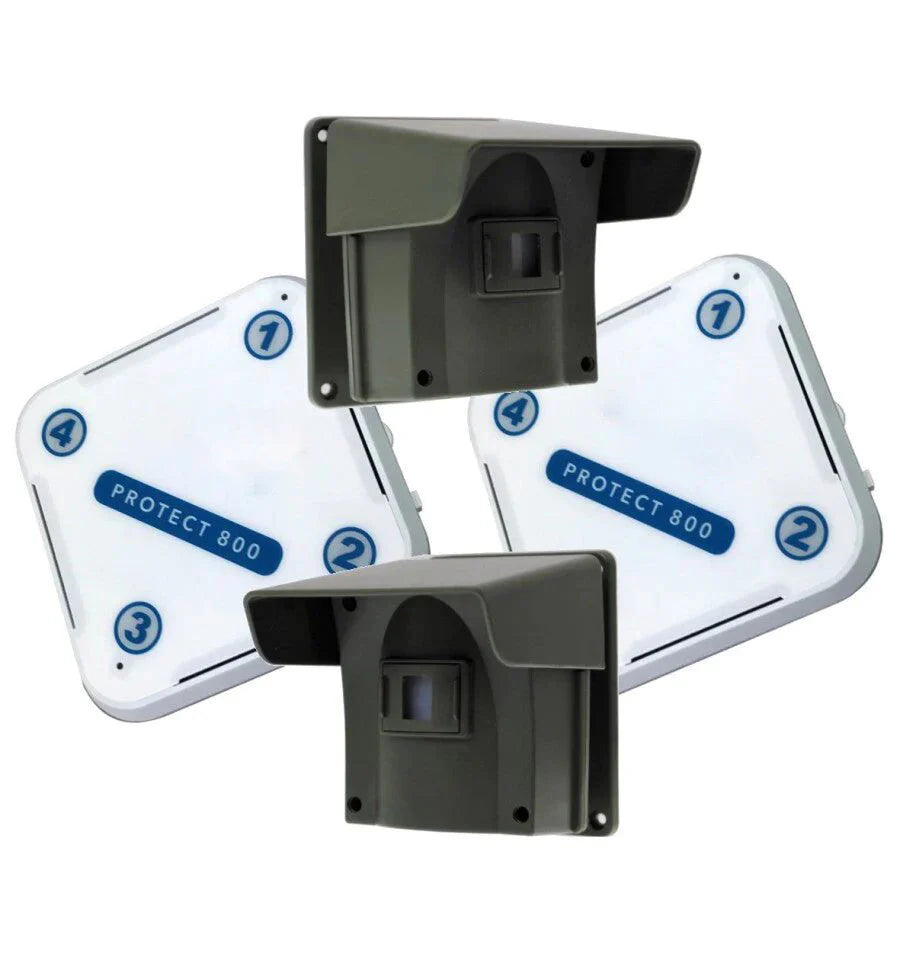 Protect 800 Wireless Driveway Alert System – Twin PIR & Receivers