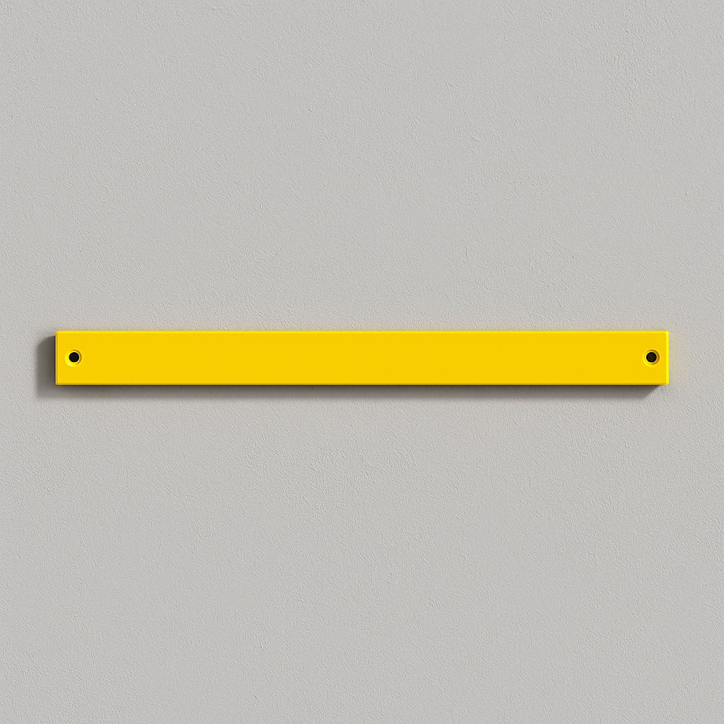 Black Bull HD Impact Protection Railing – 1500mm Heavy-Duty Steel Lateral Rail for Indoor Safety