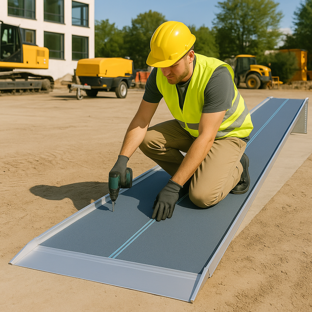 VeltoRamp Broadfold Series – Compact Aluminium Wheelchair Ramp (5 ft to 8 ft)