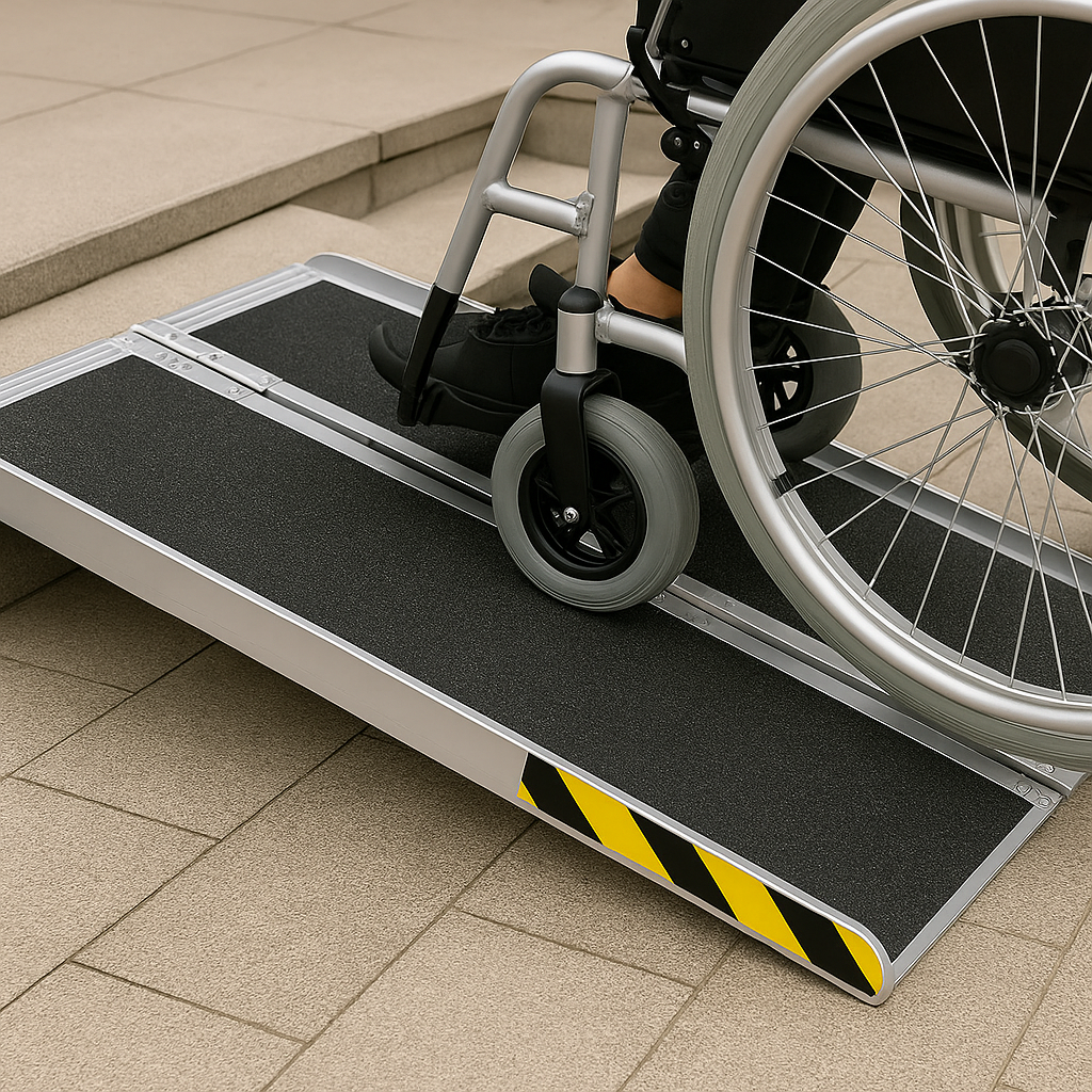 Heavy-Duty Portable Multi-Fold Wheelchair Ramps – Maximum Accessibility