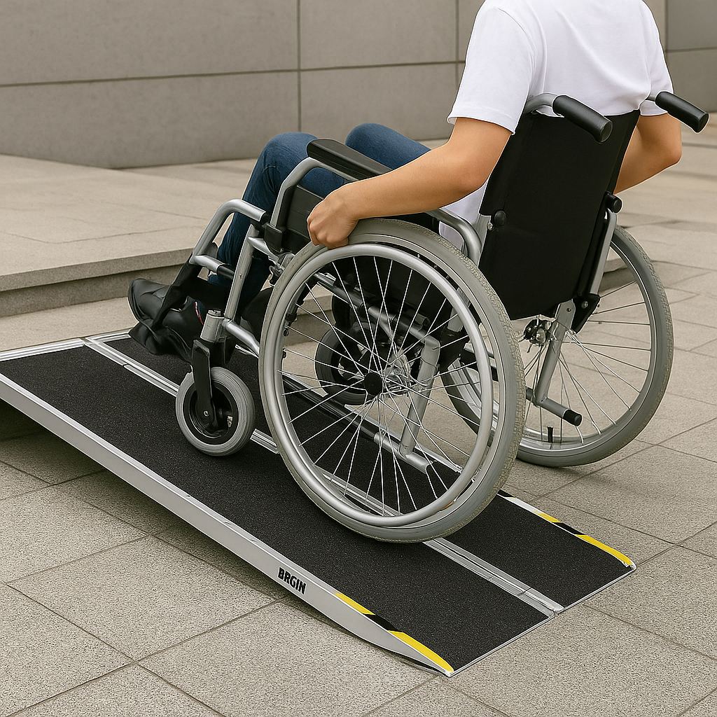 Heavy-Duty Portable Multi-Fold Wheelchair Ramps – Maximum Accessibility