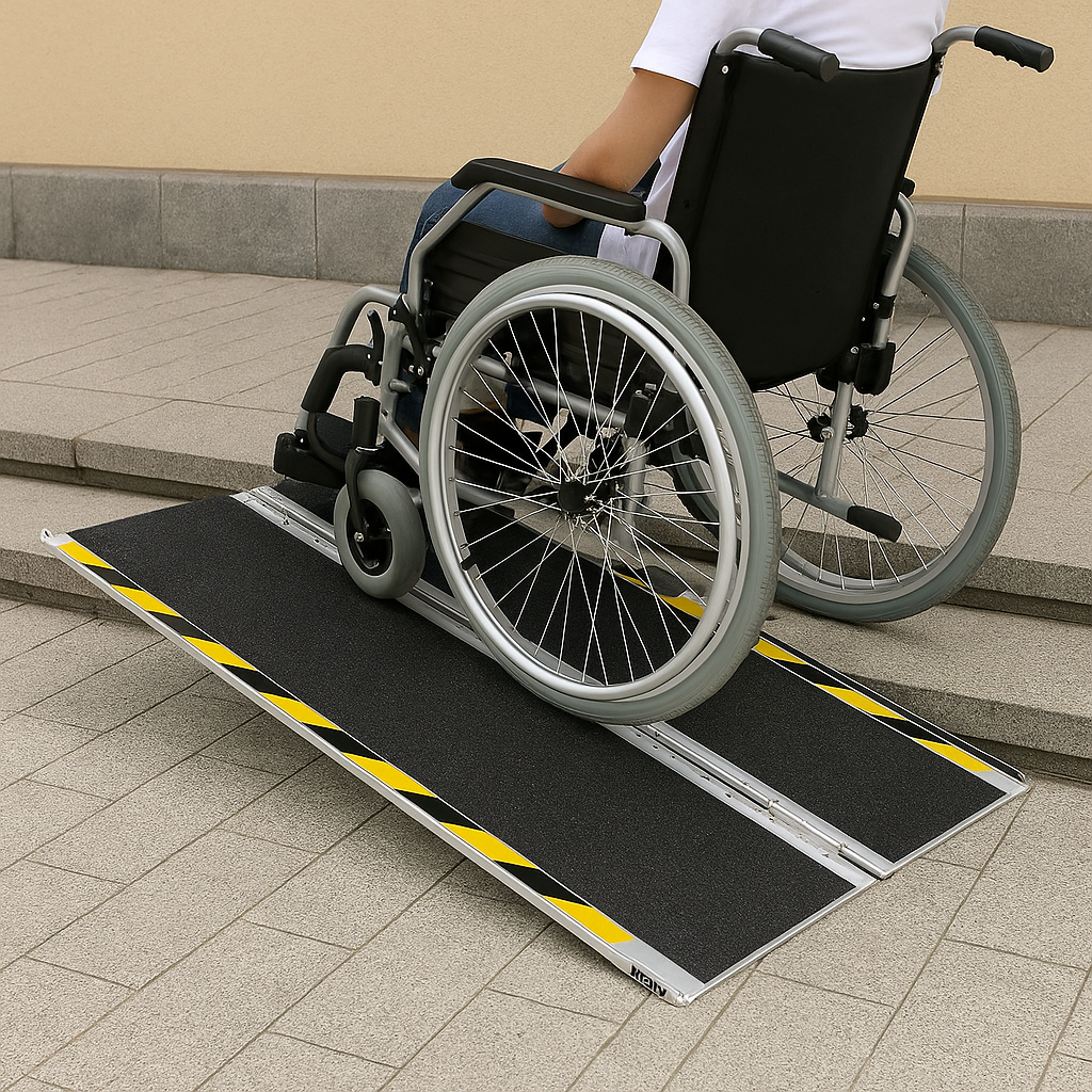 Heavy-Duty Portable Multi-Fold Wheelchair Ramps – Maximum Accessibility