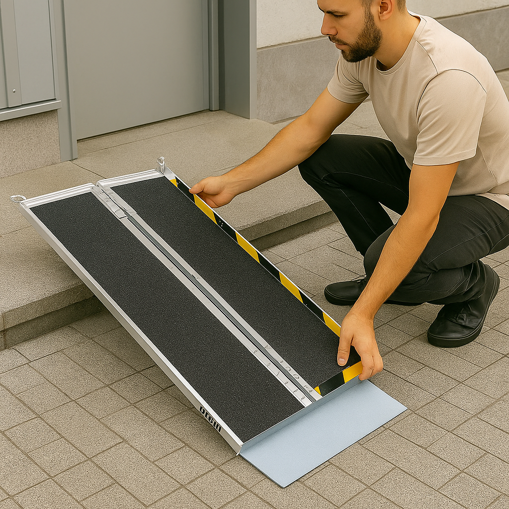 Heavy-Duty Portable Multi-Fold Wheelchair Ramps – Maximum Accessibility