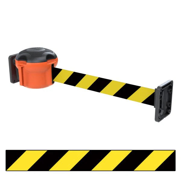 XS 9m Wall-Mounted Retractable Safety Barrier Kit (KIT11) – Heavy-Duty Crowd Control & Access Restriction