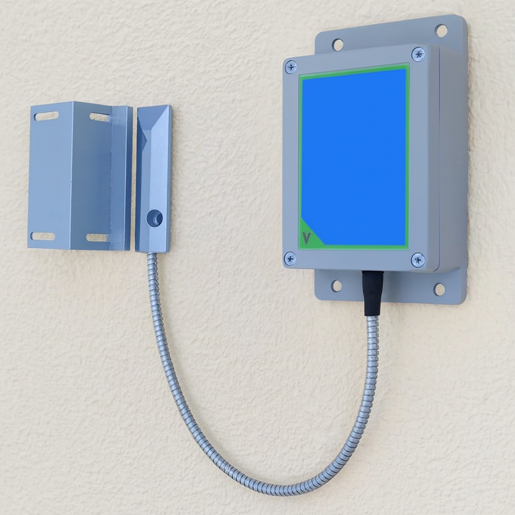 Wireless Gate/Door Left Open Alert with 12V Security Floodlight (Protect-800)