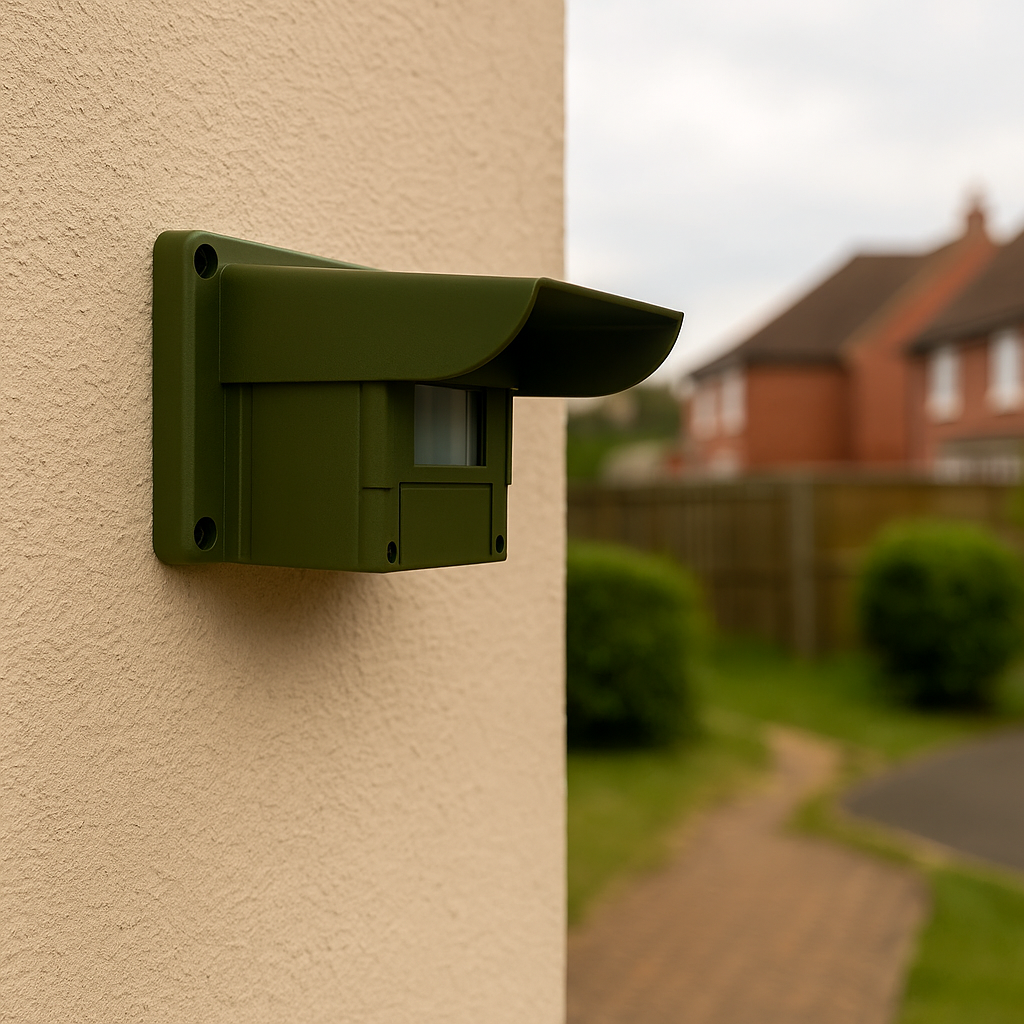 Floodlight Long Range Driveway PIR Alarm with Outdoor & Indoor Receiver