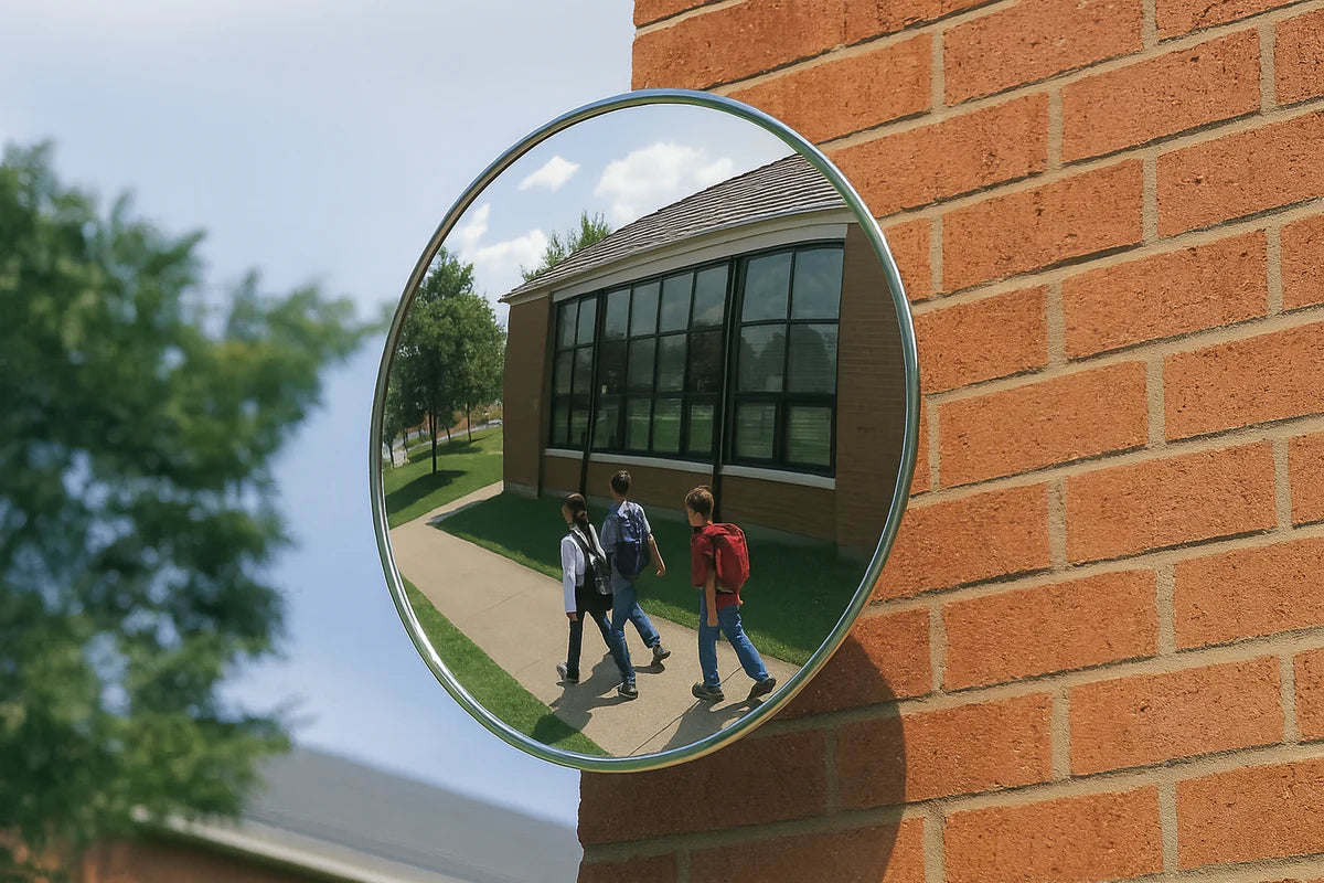 All-Weather SPION Convex Security Mirror – Indoor & Covered Outdoor Use