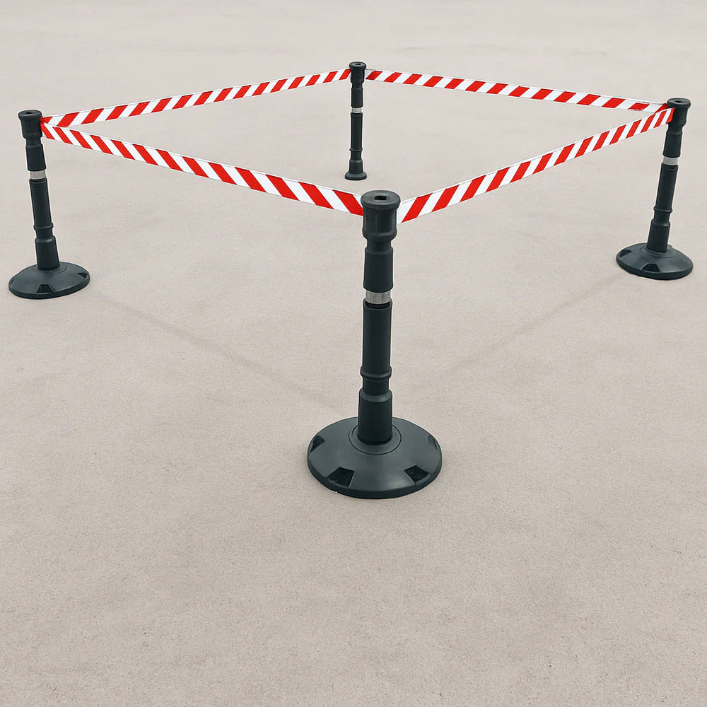 36m Premium Retractable Safety Barrier Kit (KIT05) – Professional Indoor & Outdoor Crowd Control