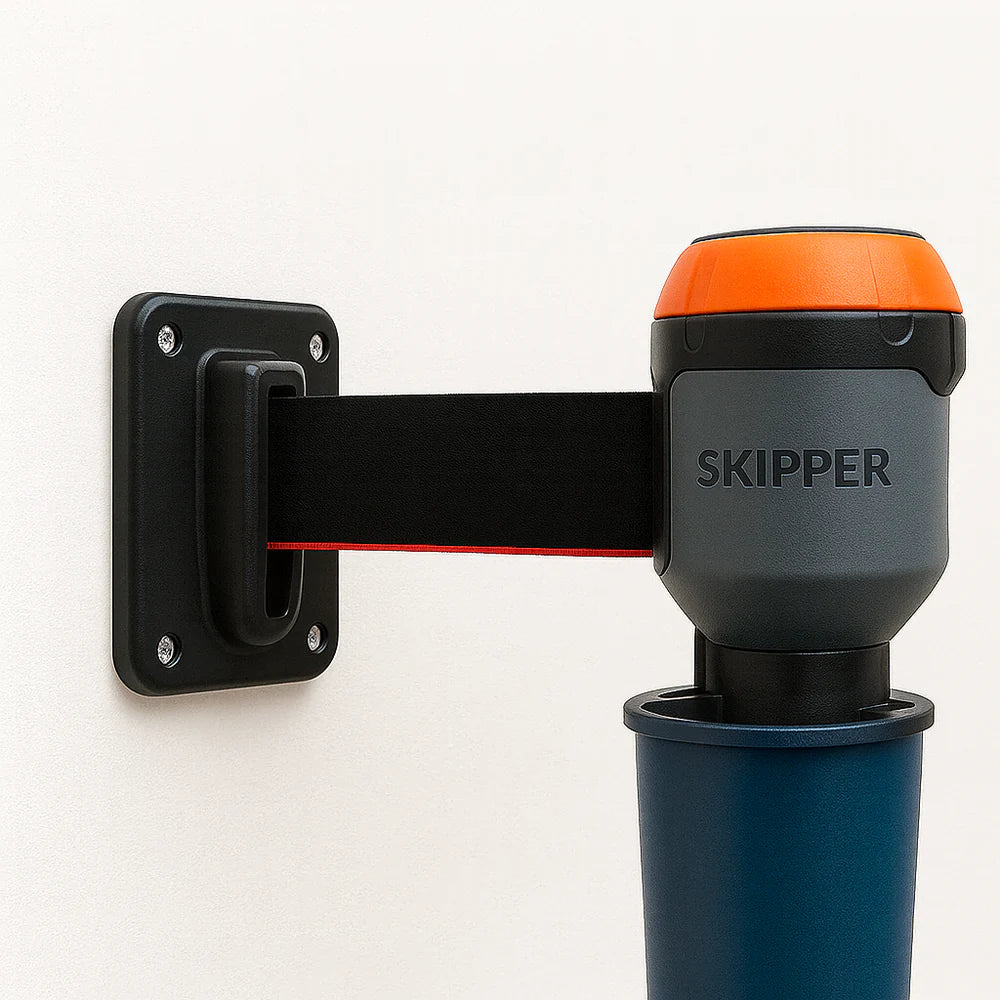 Wall & Magnetic Receiver Clips – Secure Endpoints for Retractable Barriers and Safety Accessories