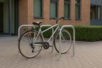 BiltHaus Cycle Stand – 48mm Ø | Secure 2-Bike Rack | Galvanised or Stainless Steel | Ragged or Flanged Fixings
