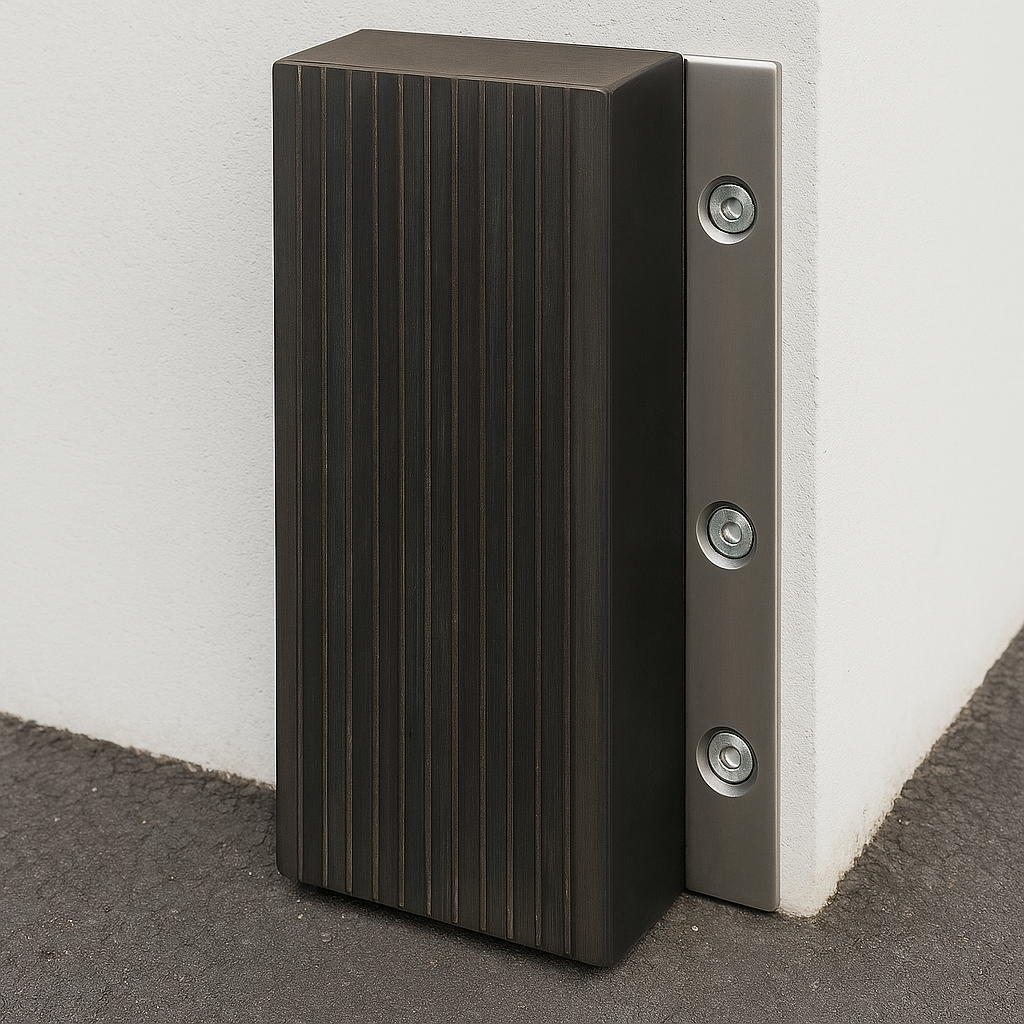 Heavy-Duty Poly Laminated Rubber Dock Bumper – 600 x 380 x 105 mm | Impact-Resistant Loading Bay Protection
