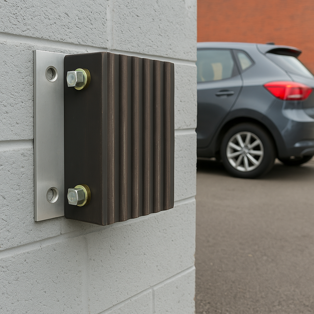 Heavy-Duty Poly Laminated Rubber Dock Bumper – 300 x 380 x 105 mm | Maximum Impact Protection for Loading Bays