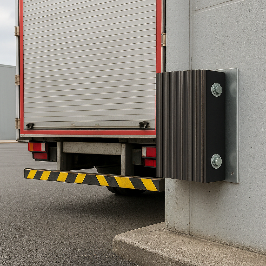 Heavy-Duty Poly Laminated Rubber Dock Bumper – 300 x 380 x 105 mm | Maximum Impact Protection for Loading Bays