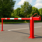 Universal Aluminium Boom Barrier – Adjustable Manual Traffic Control Gate (3.2m to 6.5m Span)