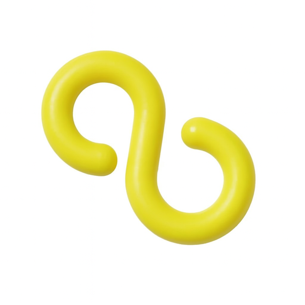 Barrier Chain Links & S-Hooks – Heavy-Duty Plastic Connectors (Pack of 10)