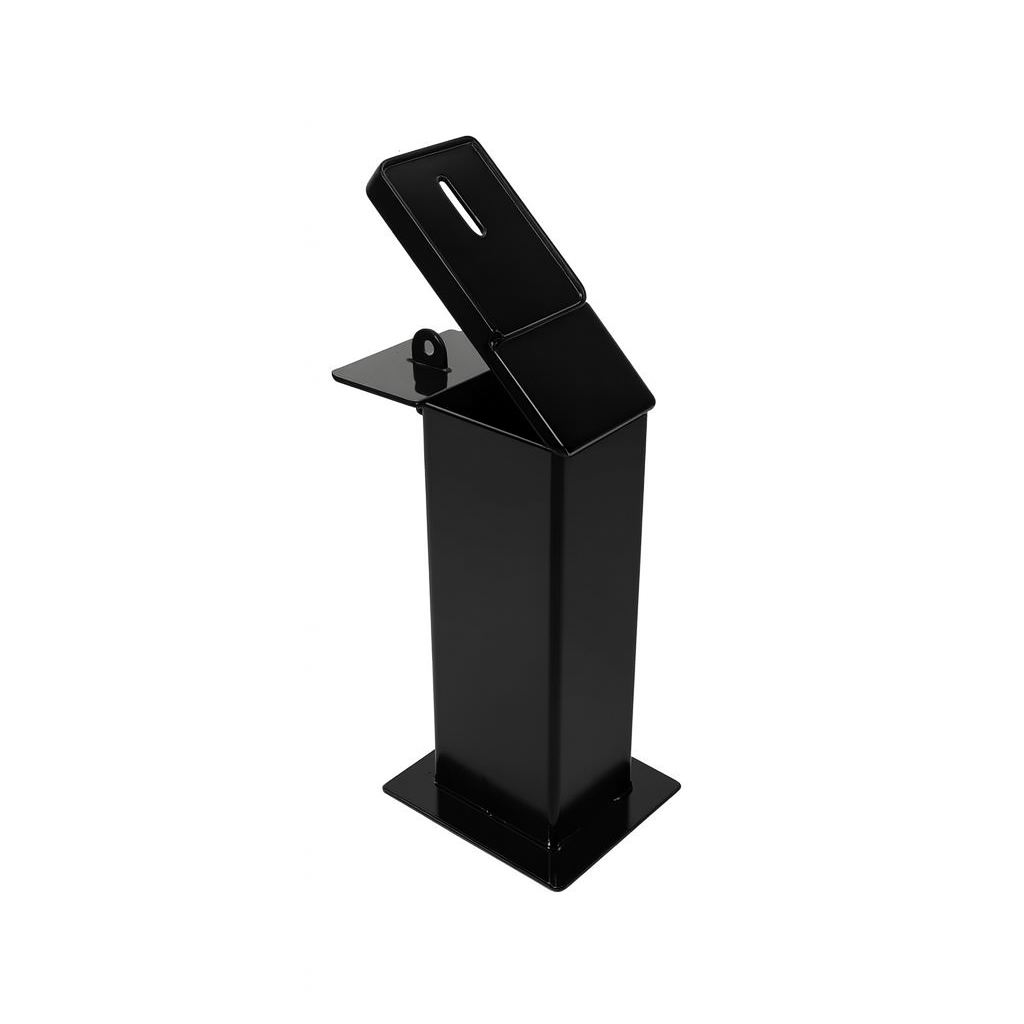 Premium Ground Base with Hinged Lid for Removable Security Posts & Bollards – Durable, Safe & Trip-Free
