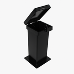 Premium Ground Base with Hinged Lid for Removable Security Posts & Bollards – Durable, Safe & Trip-Free