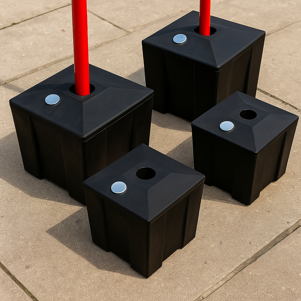 GS6 Goalpost Water-Filled Metro Ballast Blocks – Twin Pack for Maximum Stability