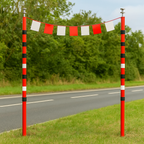 GS6 Telescopic Poles & Bunting – Height Safety Kit