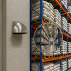 Heavy-Duty Vertical Half-Dome Safety Mirror – 180° Industrial & Warehouse Visibility (Wall-Mounted, 16kg)