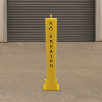 Heavy-Duty Lockable Fold-Down Post with Chain – Perfect for Driveways & Car Parks